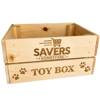 SAVERS HOMESTORE™ Wooden Pet Toy Box