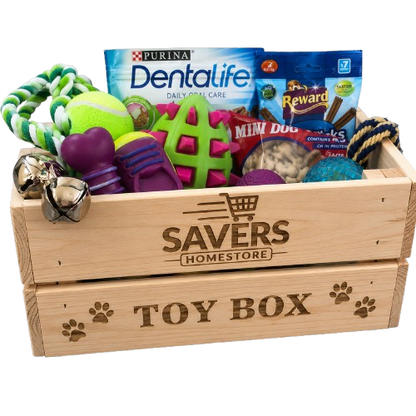 SAVERS HOMESTORE™ Wooden Pet Toy Box