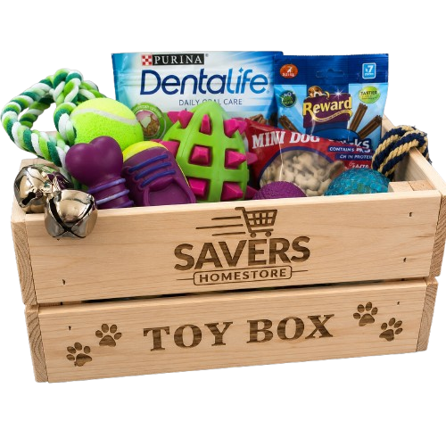 SAVERS HOMESTORE™ Wooden Pet Toy Box